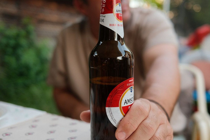 Beer in hand