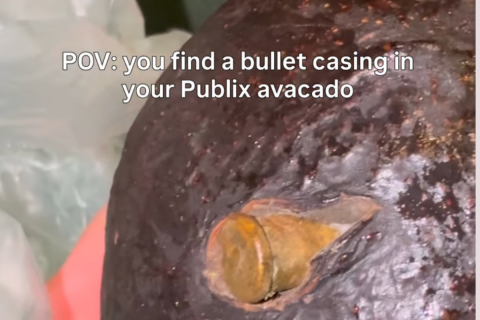 bullet found in Publix avocado