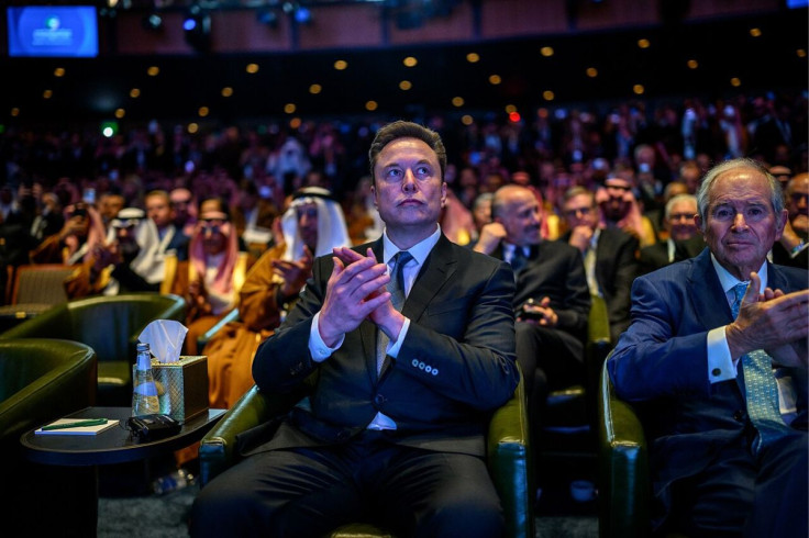 Elon Musk Attending an Event