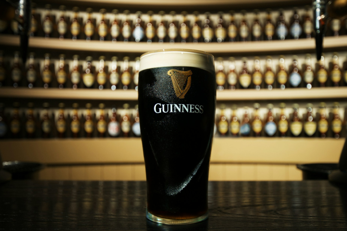 A glass of Guinness
