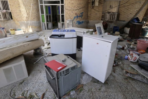 Wreckage in Iran