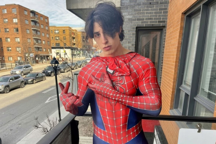 Gattouz0 as Spider-Man in Earlier Social Media Post