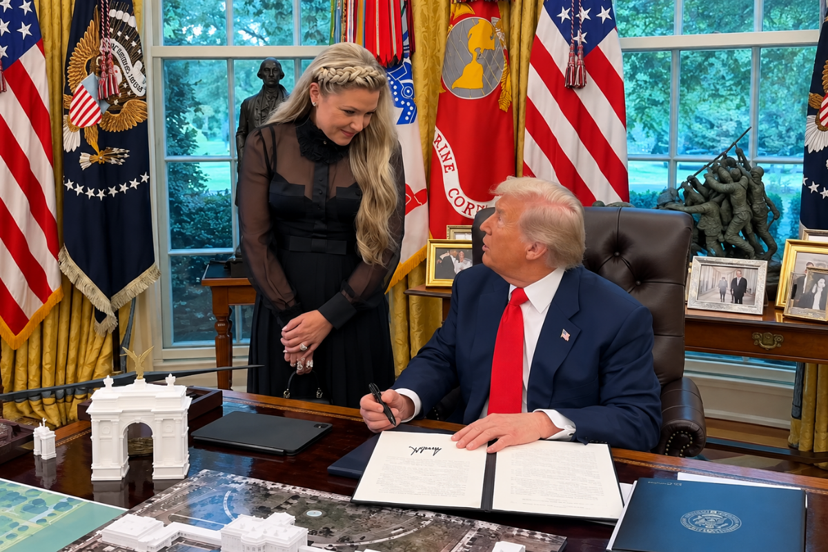 Trump Honors Charlie Kirk on One - Year Anniversary as Crowd Chants His Name and Erika Kirk Tears Up