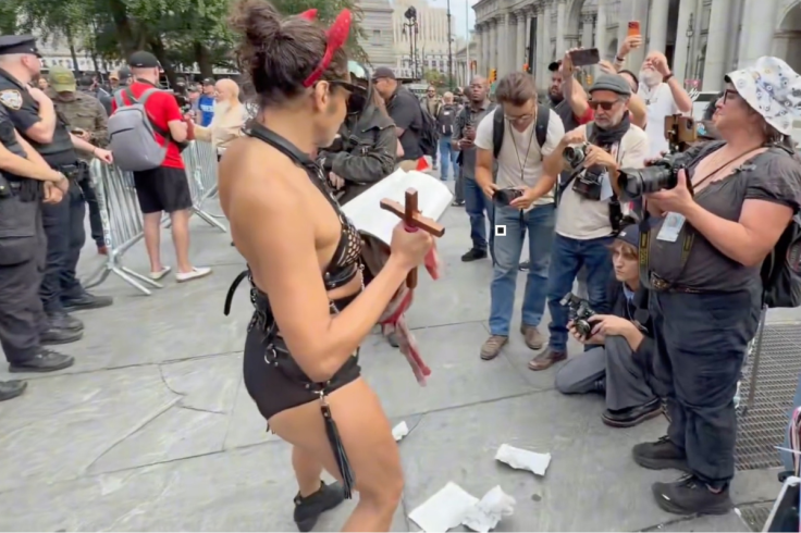 Bible torn at 9/11 counter-protest