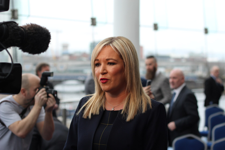 Michelle O’Neill at Stormont Media Event