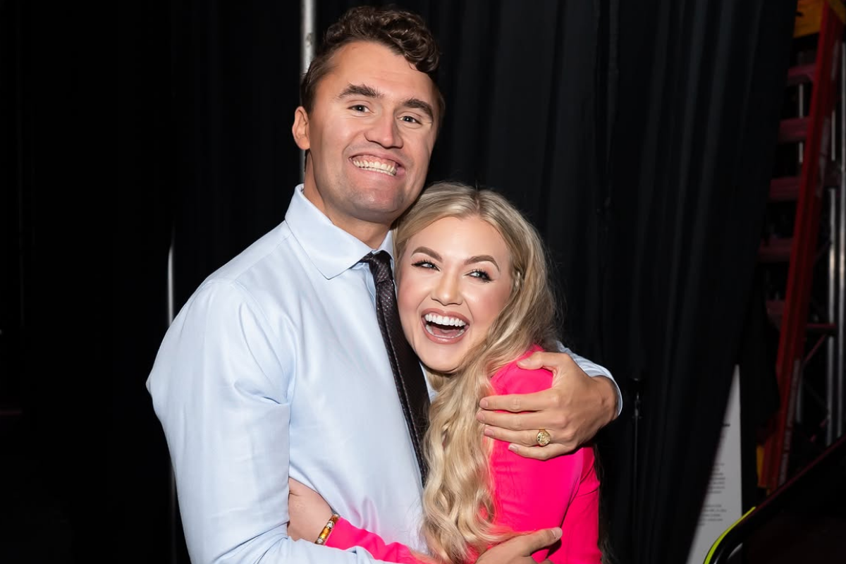 Charlie Kirk and Erika Kirk