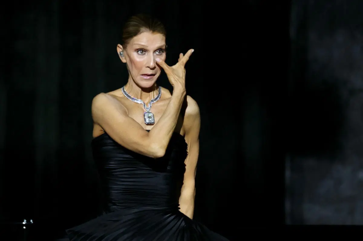 Céline Dion Wears 10-Carat Boucheron Diamond Necklace at Paris Comeback