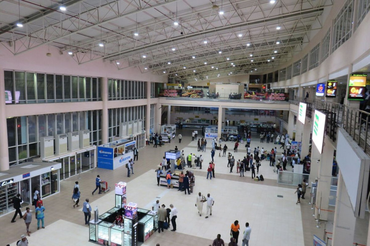 Inside a Lagos airport