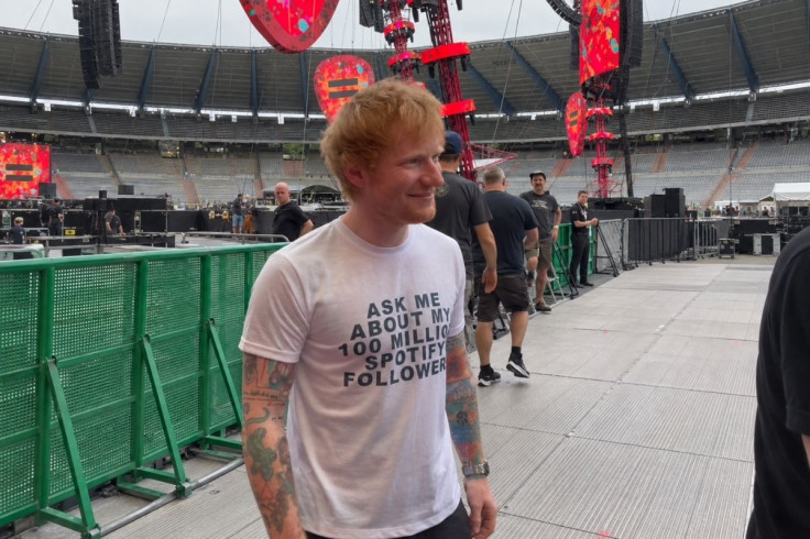 ed sheeran branded spineless