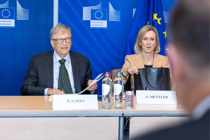 Bill Gates in Europe for a Conference