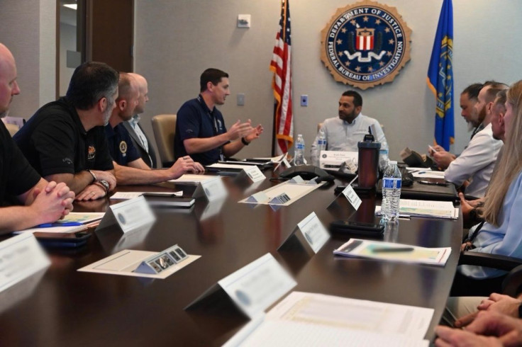 FBI Director Kash Patel During a Meeting WIth his Staff