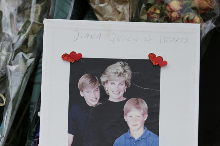 A photo of Princess Diana with William and Harry