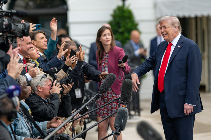 Trump goes inaudible as press pool fallout sparks media reactions