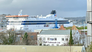View of Falmouth Dock