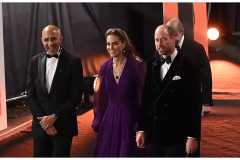 Kate Middleton and Prince William at Digger world premiere