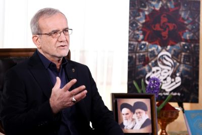 Iranian President Masoud Pezeshkian