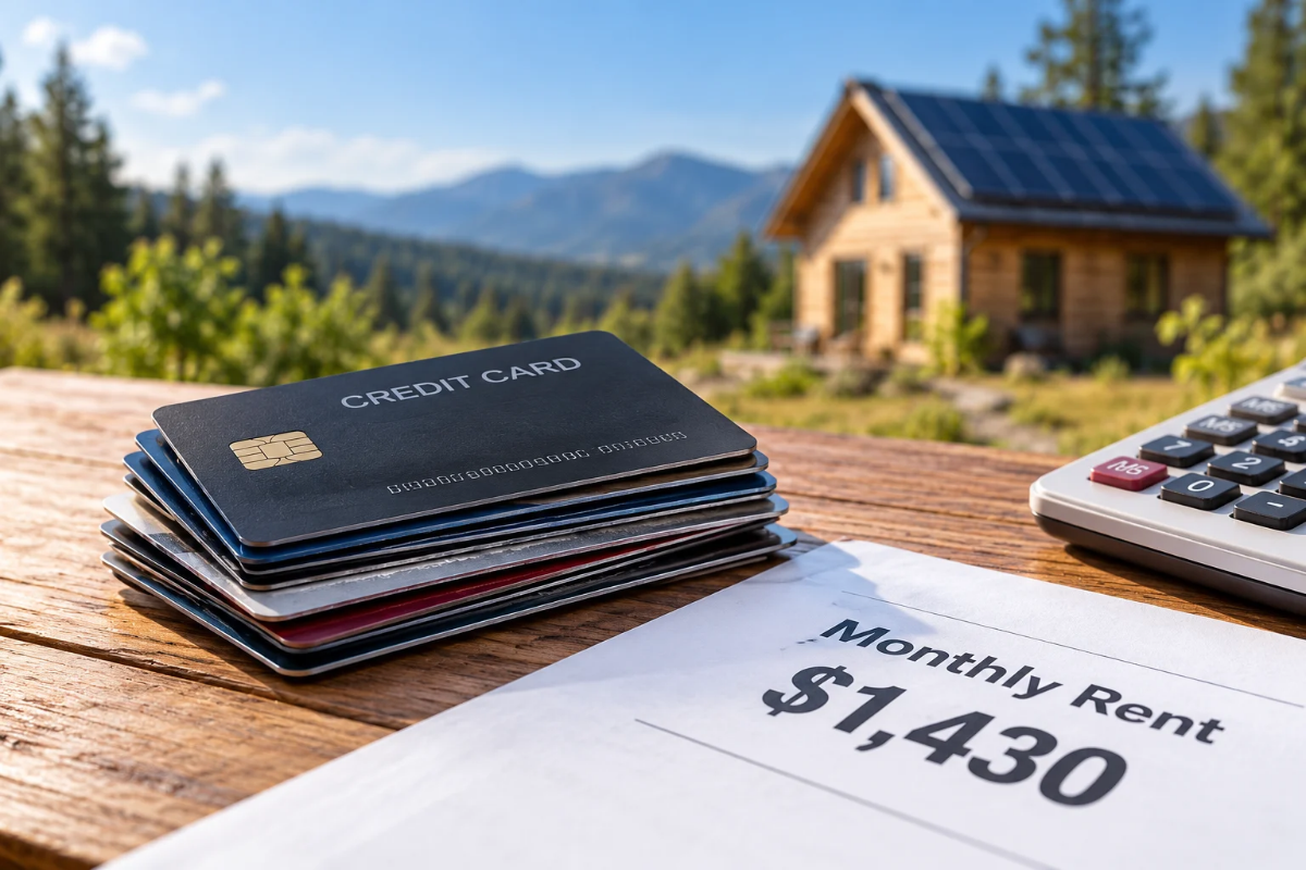 Man Borrows $40K on Credit Cards to Build Off-Grid Home, Hoping It Will Save Him $85K in Rent
