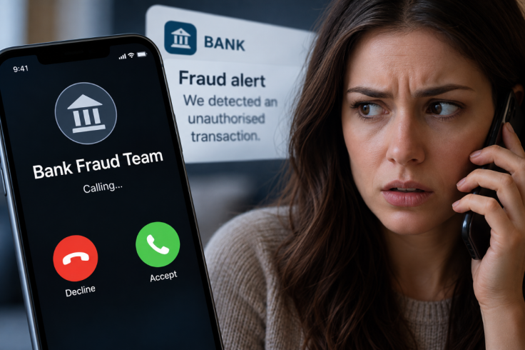 Bank fraud alert scam