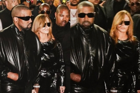 Kanye west with Bianca Censori