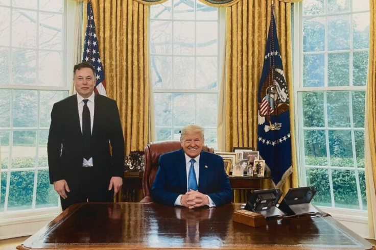 Donald Trump with Elon Musk