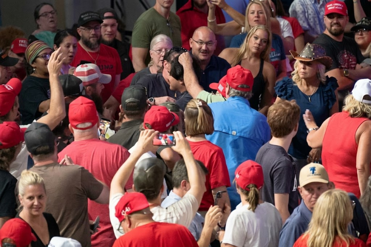 Trump rally violence