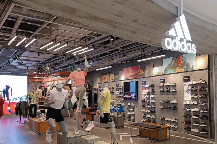 Storefront of an Adidas store
