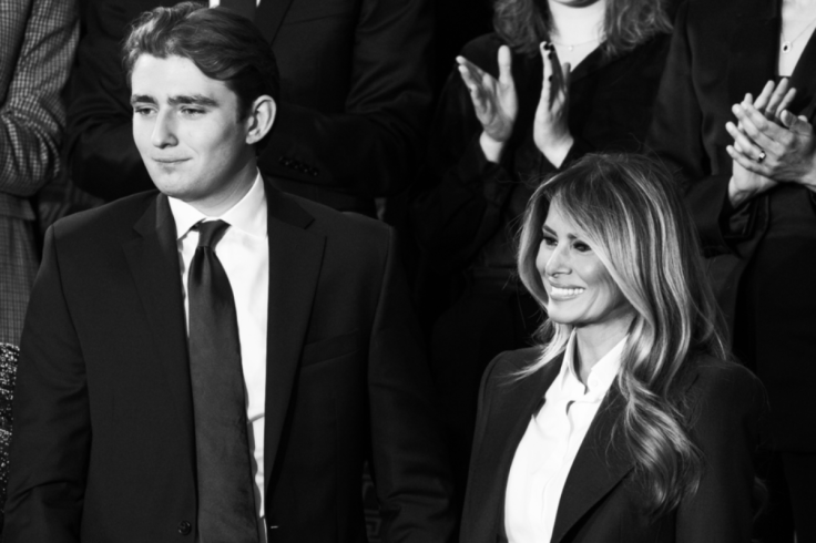 Melania Trump and Barron Trump