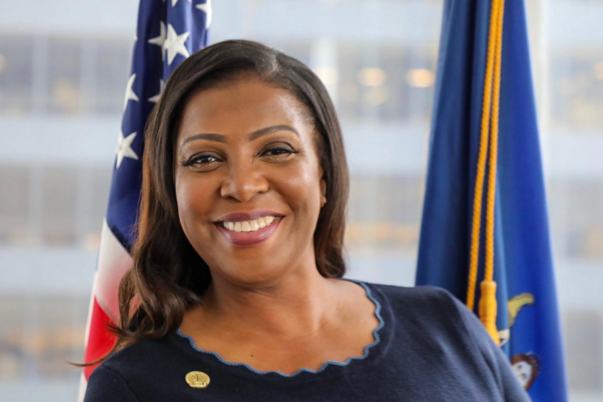 Trump Letitia James disgusting dog