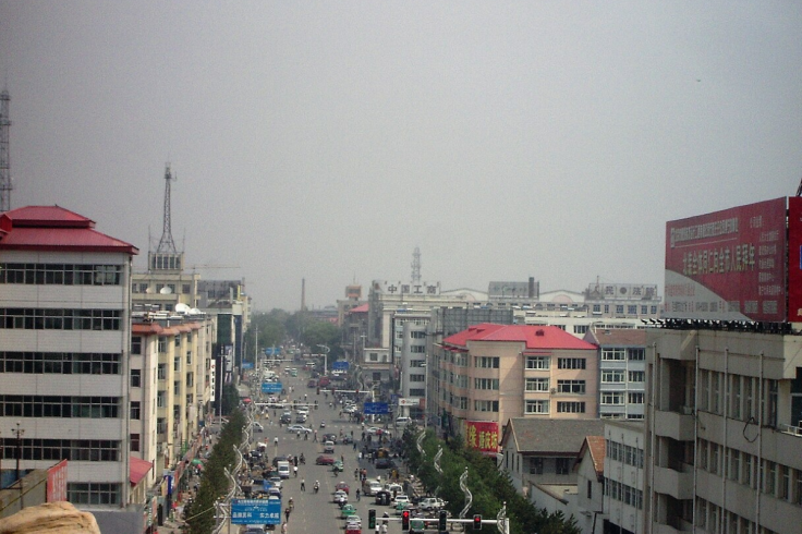 Street view of the city of Ulanqab