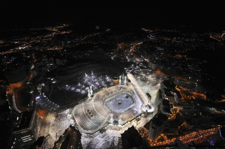 A general view of the city of Mecca and the Grand Mosque as seen from the Mecca Clock Tower during the Muslim month of Ramadan