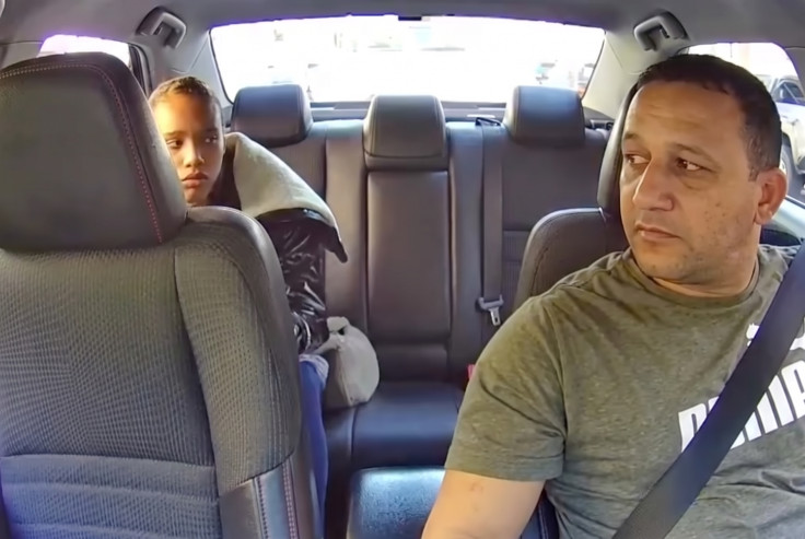 Uber driver and passenger