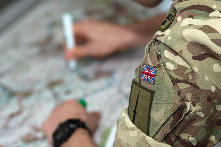British Troops on a Field Exercise
