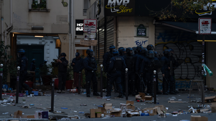 France Retail Looting Leaves Major Brands Damaged