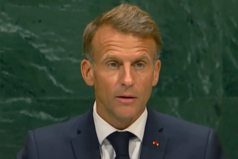 Emmanuel Macron French Protests