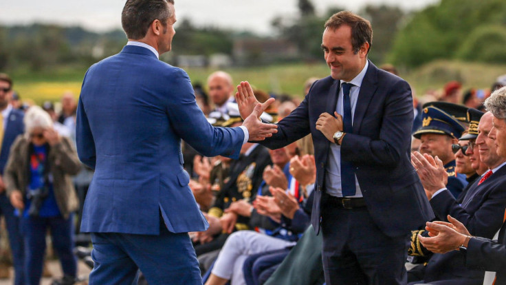 The French PM Meeting With Pete Hegseth