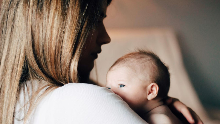 Mother with infant