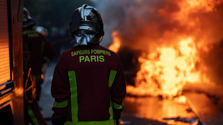 A French Firefighter During the Riots