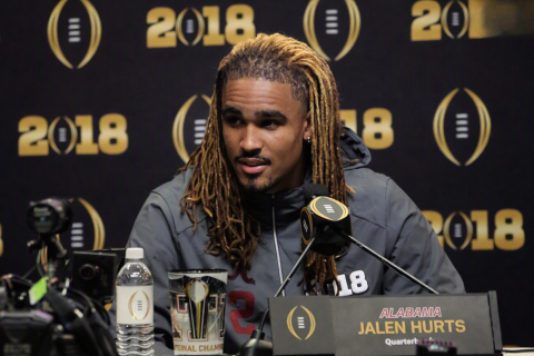 Jalen Hurts daignosis deep vein thrombosis DVT blood clots lungs