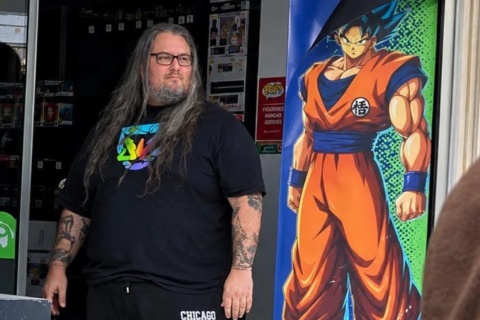 French shop owner compared to Goku after riot clash