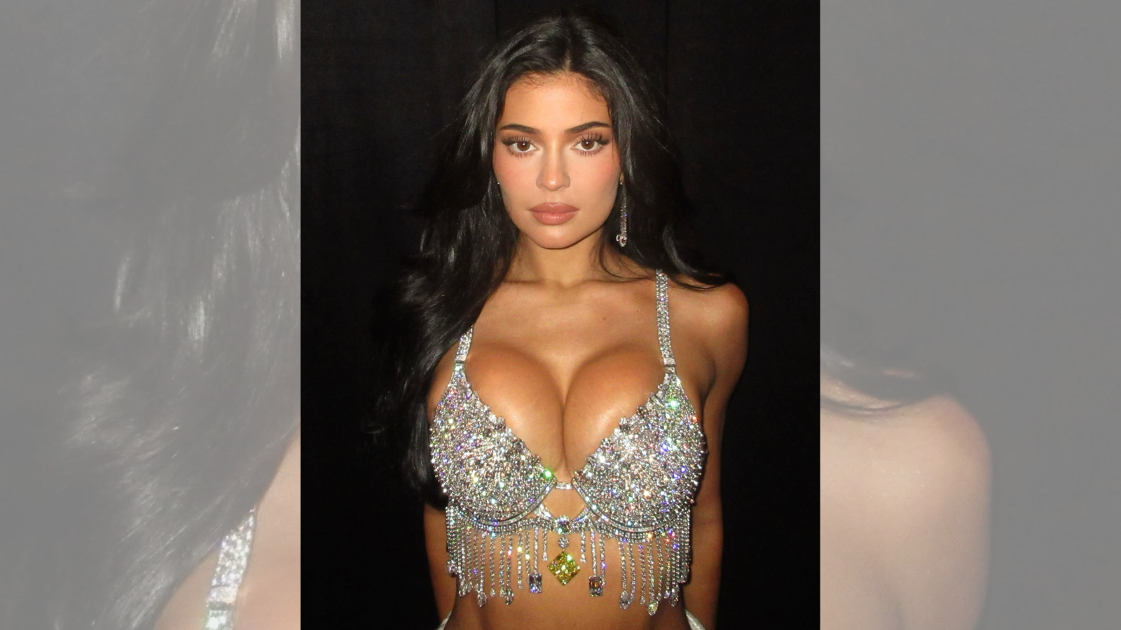 Kylie Jenner Wearing the VS Fantasy Bra