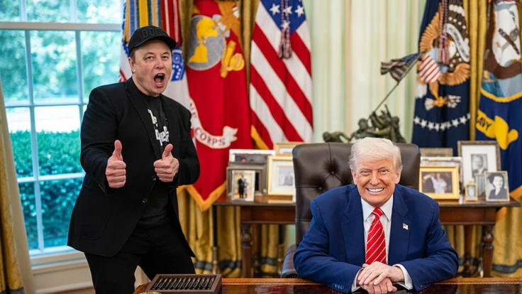 Elon Musk and Donald Trump