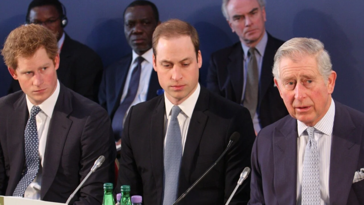 Prince William Prince Harry King Charles royal family rift