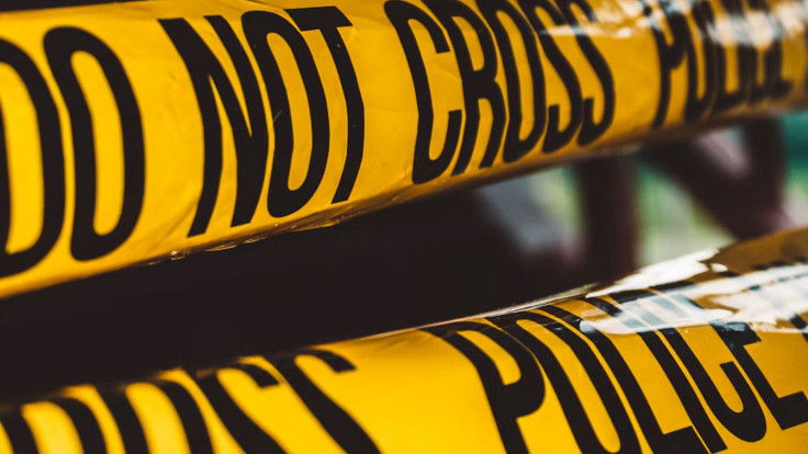 Police barricade tape