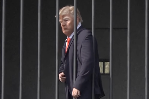 Trump Jailed Above Tehran