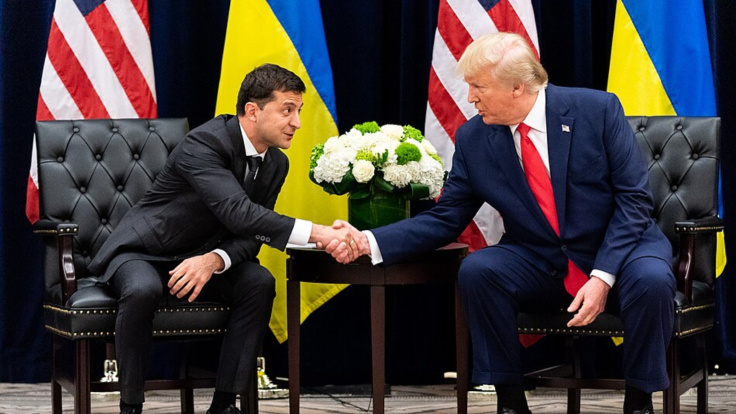 Donald Trump and Volodymyr Zelenskyy