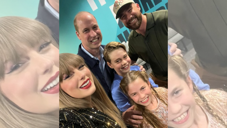 Taylor Swift, Prince William, Prince George, Princess Charlotte and Travis