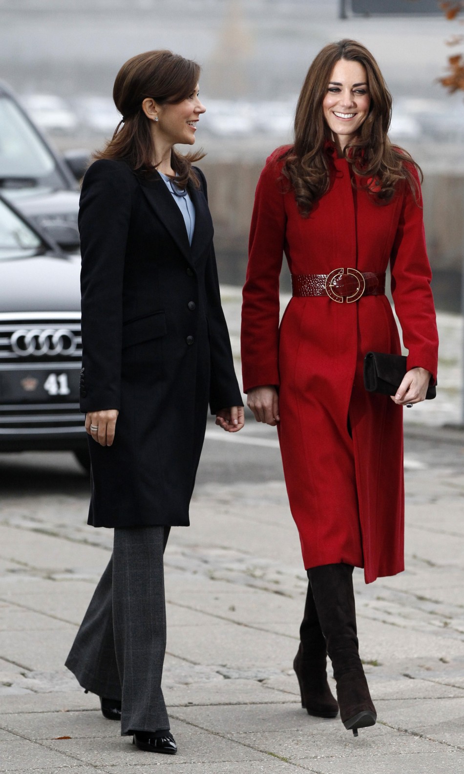 Kate Middleton Donning the Radiant Red