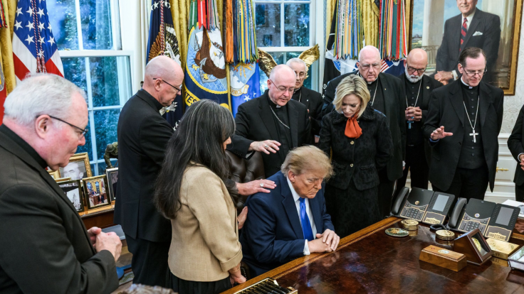 Archbishop Regrets Trump Prayer Photo