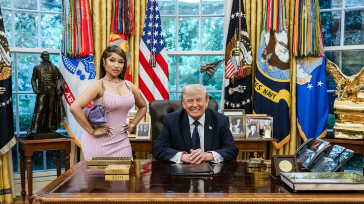 Donald Trump and Nicki Minaj