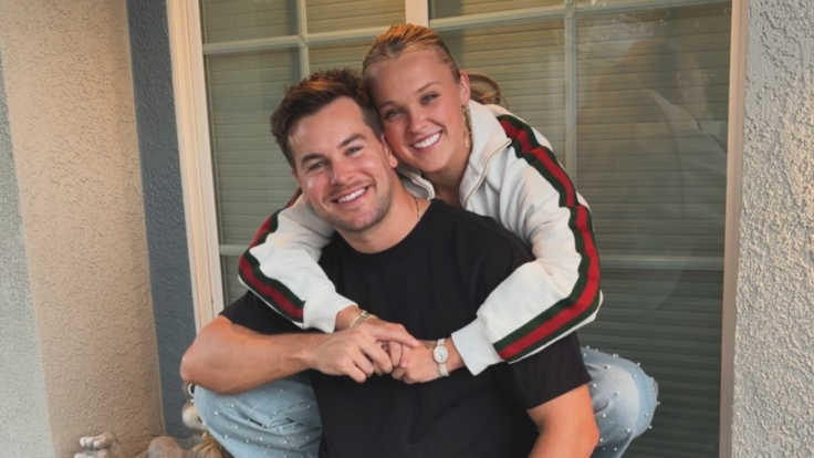 Chris Hughes and JoJo Siwa